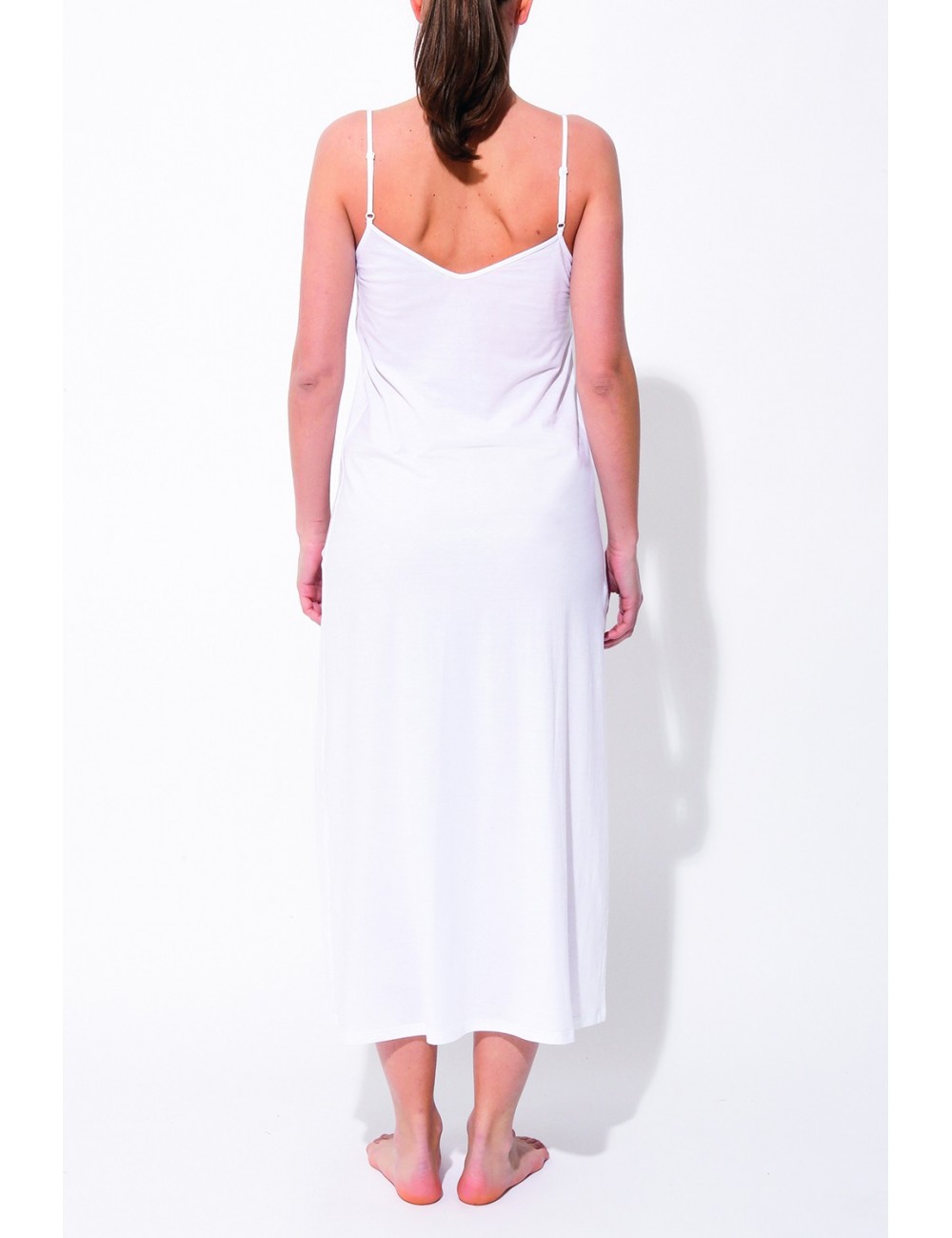 Long Slip Dress - Mercerized Egyptian Cotton